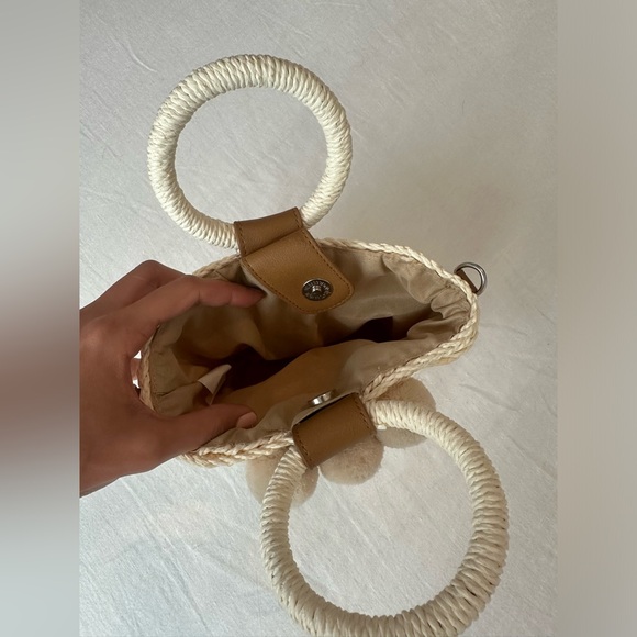 White Rafia Mini Bag - Picture 4 of 8